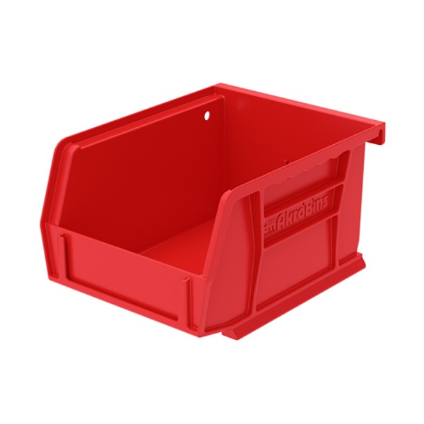 Jorgensen Labs J1425R Colorful Storage Bin Small Red