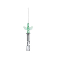 Jorgensen Labs Braun Introcan IV Catheter with  Wings, 18g x 1 3/4³, Green