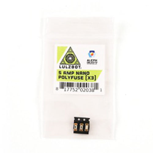LulzBot 5 Amp Nano Polyfuse (3 pcs.)