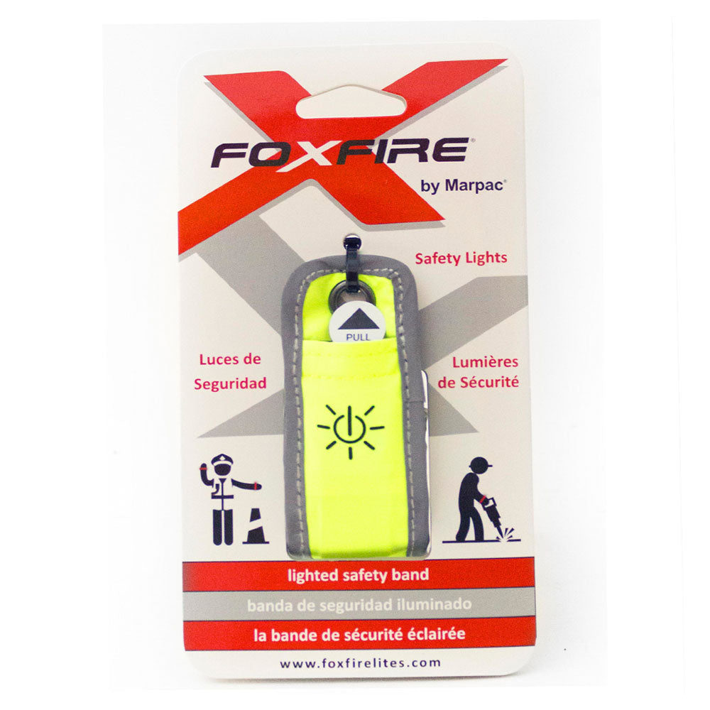 MayDay FoxFire Green Glow Safety Armband - High-Visibility Photoluminescent Personnel Identification