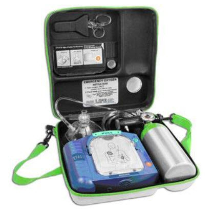 LIFE StartSystem AED & Emergency Oxygen Unit | Portable Rapid Response Kit