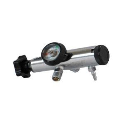 LIFE Corporation Oxygen Regulator with 12 Click-Stop Flow Settings for Emergency Medical Use