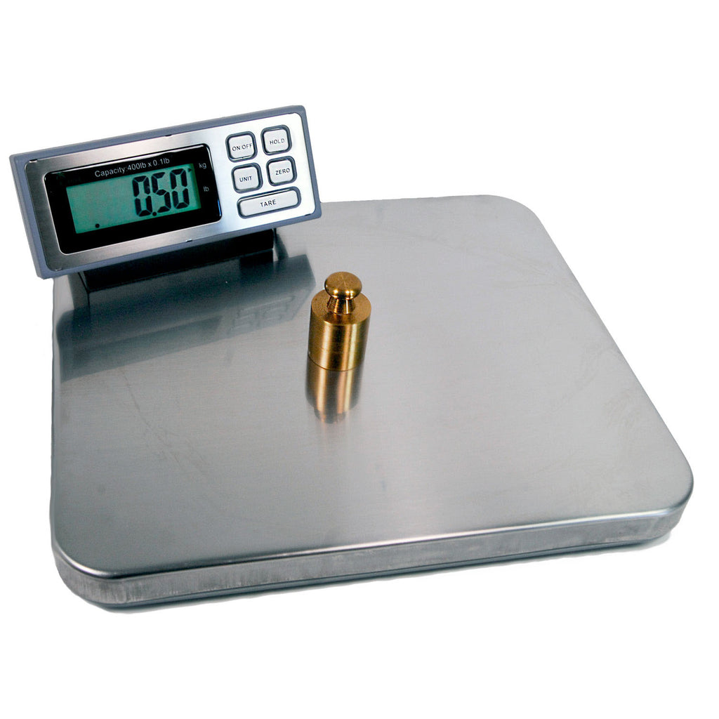 LW Measurements Tree LSS-400 Heavy-Duty Digital Bench Scale with Stainless Steel Platform and Remote Backlit LCD