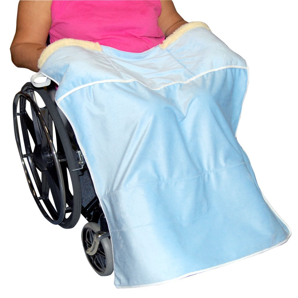 Skil-Care Universal Lap Blanket – Thermal Body Coverage with Built-In Hand Warmer Pockets