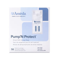 Ameda Pump 'N Protect 6 Ounce Breast Milk Storage Bags
