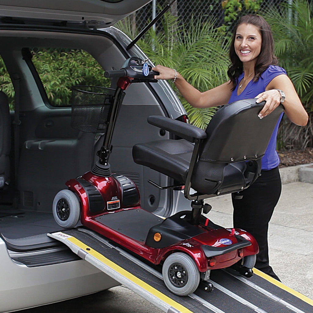 DecPac Portable Folding Fiberglass Wheelchair Ramp