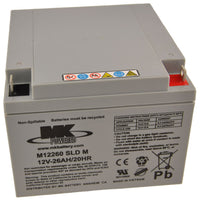 MK Battery 12V 26 Ah Light Duty Sealed Gel Battery