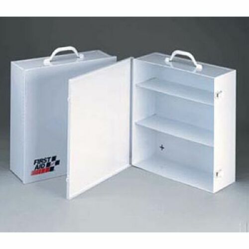 First Aid Only 3-Shelf Industrial Station Cabinet (Empty) | Heavy-Duty Steel