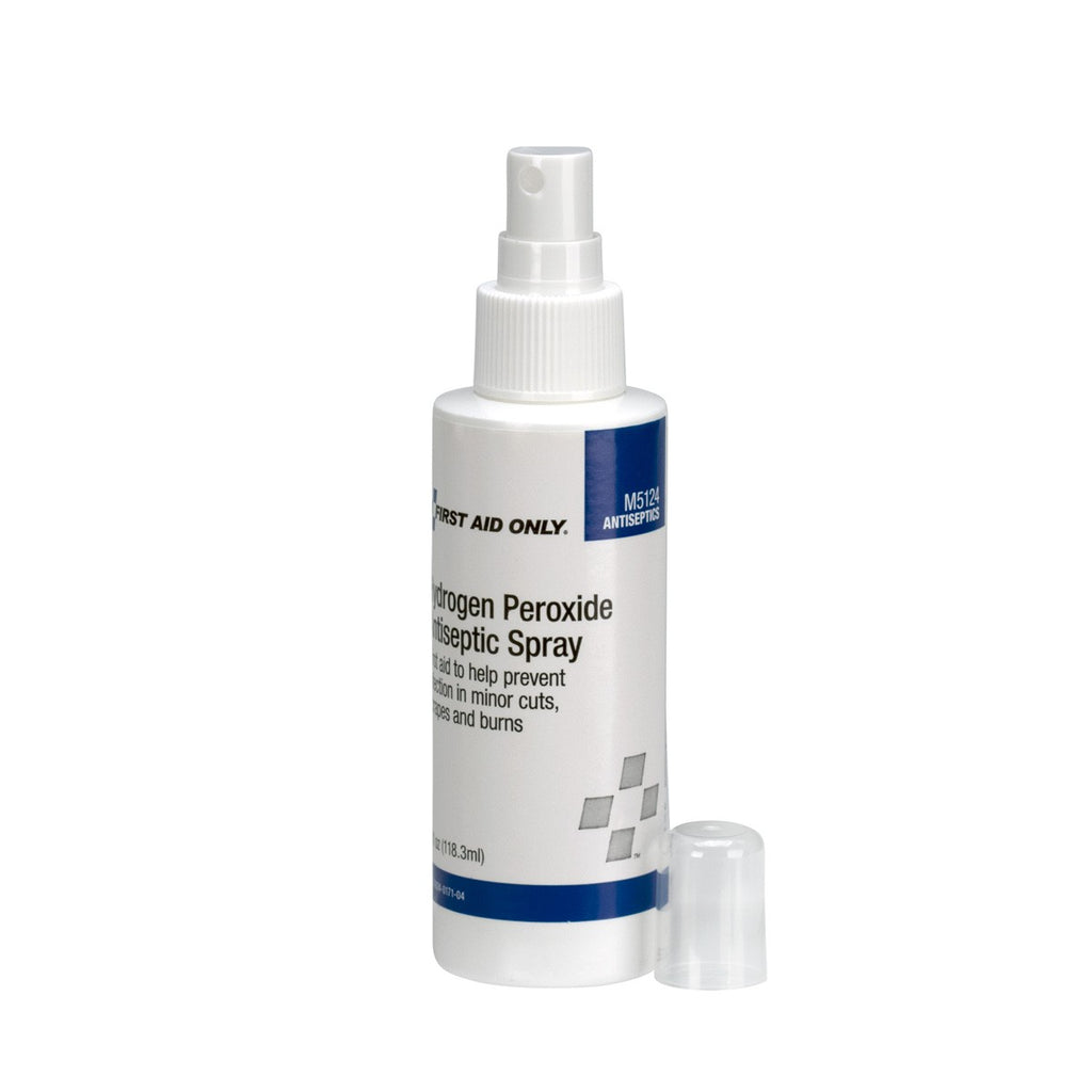 First Aid Only 3% Hydrogen Peroxide Spray | 4 oz. Pump Mechanical Debridement