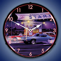 Drag City 14" LED Wall Clock