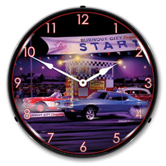 Drag City 14" LED Wall Clock