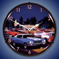 Fast Freds 14" LED Wall Clock