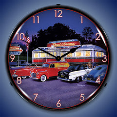 Red Arrow Dinner 14" LED Wall Clock