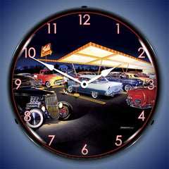 Teds Drive In 14" LED Wall Clock
