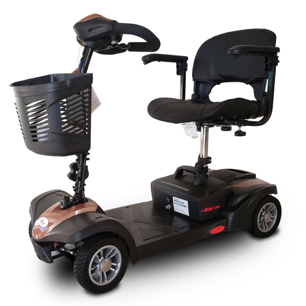 EV Rider MiniRider Lite: High-Stability Transportable 4-Wheel Mobility Scooter with Tight Turning Radius