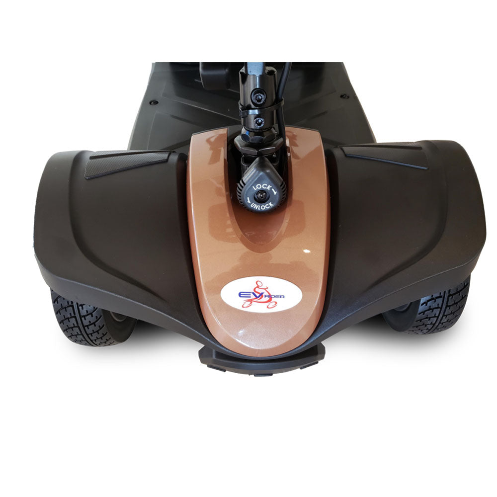 EV Rider MiniRider Lite: High-Stability Transportable 4-Wheel Mobility Scooter with Tight Turning Radius