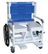 MJM Bariatric Shower Commode Transfer Chair