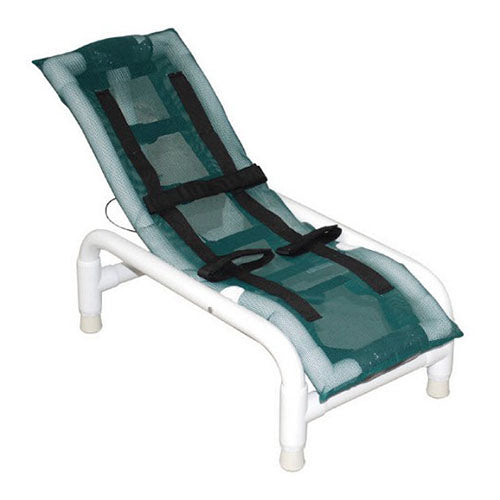 MJM International Compact Reclining Bath and Shower Chair – Healthcare-Grade PVC Pediatric & Adult Positioning Chair