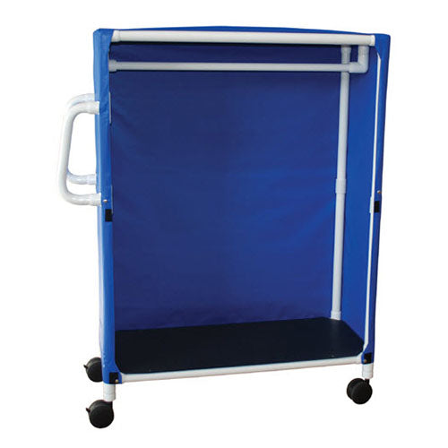 MJM 1-Shelf Linen Hanging Cart | Healthcare-Grade Laundry Transport