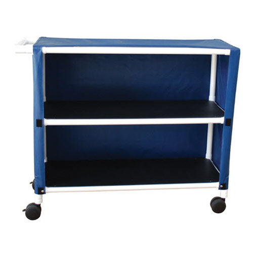 MJM 2-Shelf 20" x 45" Linen Cart