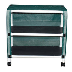 MJM Echo Two-Shelf Utility Linen Cart