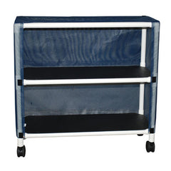 MJM Echo Two-Shelf Linen Cart