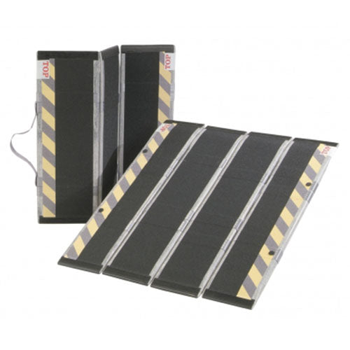 DecPac Portable Folding Fiberglass Wheelchair Ramp