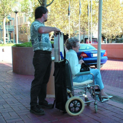 DecPac Portable Folding Fiberglass Wheelchair Ramp