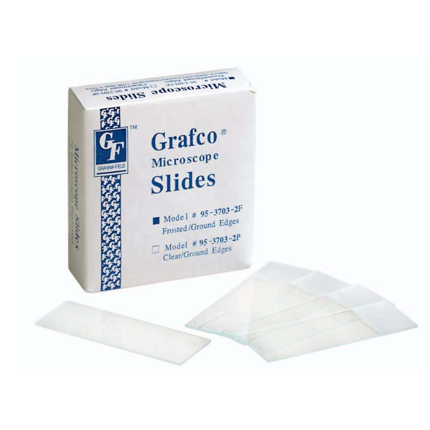 Graham Field Grafco Microscope Slides - Pre-Cleaned Glass for Laboratory Diagnostics