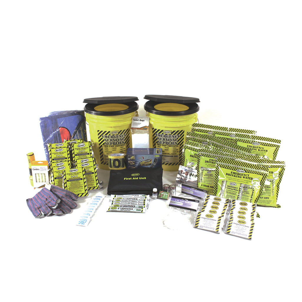 MayDay 10 Person Deluxe Office Emergency Kit - Comprehensive Workplace Preparedness Solution