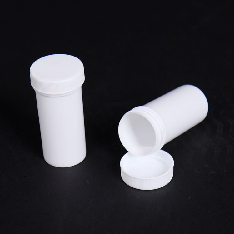 Jorgensen Labs J1206A Ointment Jar 1 oz White Plastic with Snap-On Lid