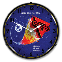 Conoco "The Hottest Brand Going" 14" LED Wall Clock