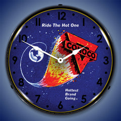 Conoco "The Hottest Brand Going" 14" LED Wall Clock