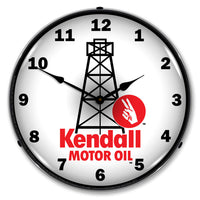 Kendall Motor Oil 14" LED Wall Clock