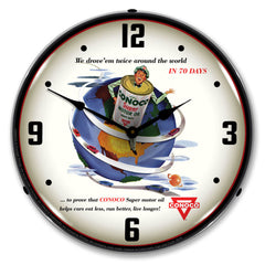 Conoco Super Motor Oil 14" LED Wall Clock