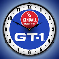 Kendall GT-1 Motor Oils 14" LED Wall Clock