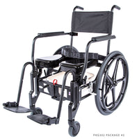 ActiveAid 922 Rehab Shower/Commode Chair-Folding (Package Deals)