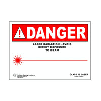 Phillips Safety Class 3B Magnetic Laser Radiation Warning Sign #27