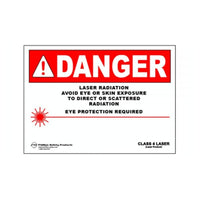Phillips Safety Class 4 Magnetic Laser Radiation Warning Sign #30