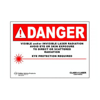 Phillips Safety Class 4 Magnetic Laser Radiation Warning Sign #32