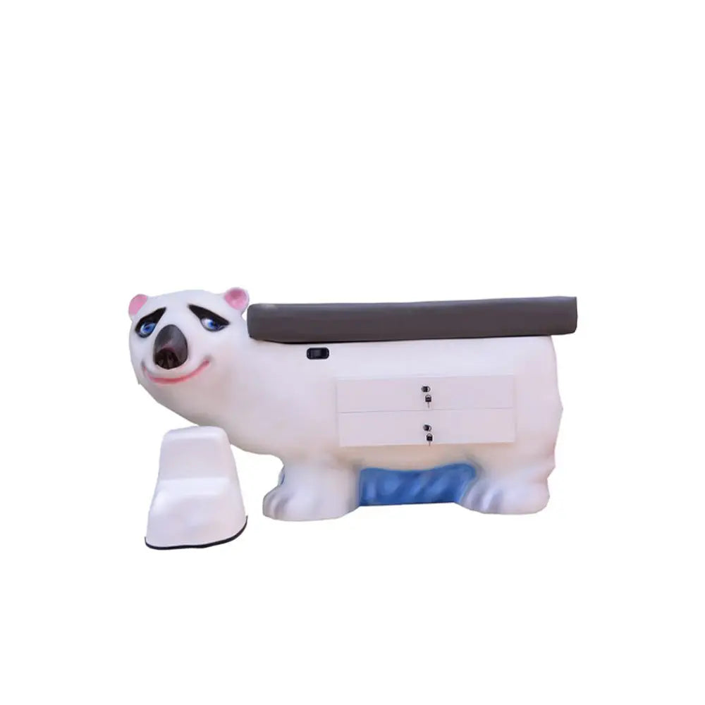 Pedia Pals Zoopal Polar Bear Pediatric Exam Table | Patient Anxiety-Reducing Table