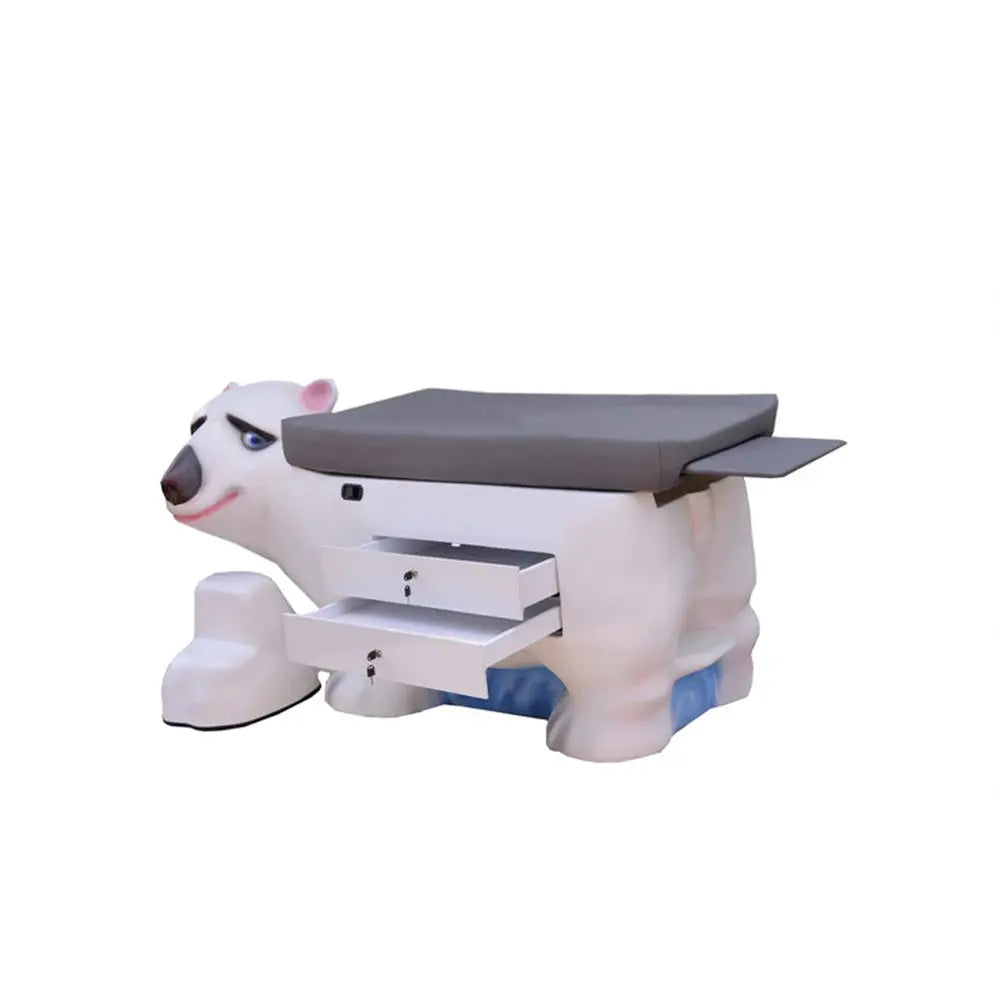 Pedia Pals Zoopal Polar Bear Pediatric Exam Table | Patient Anxiety-Reducing Table