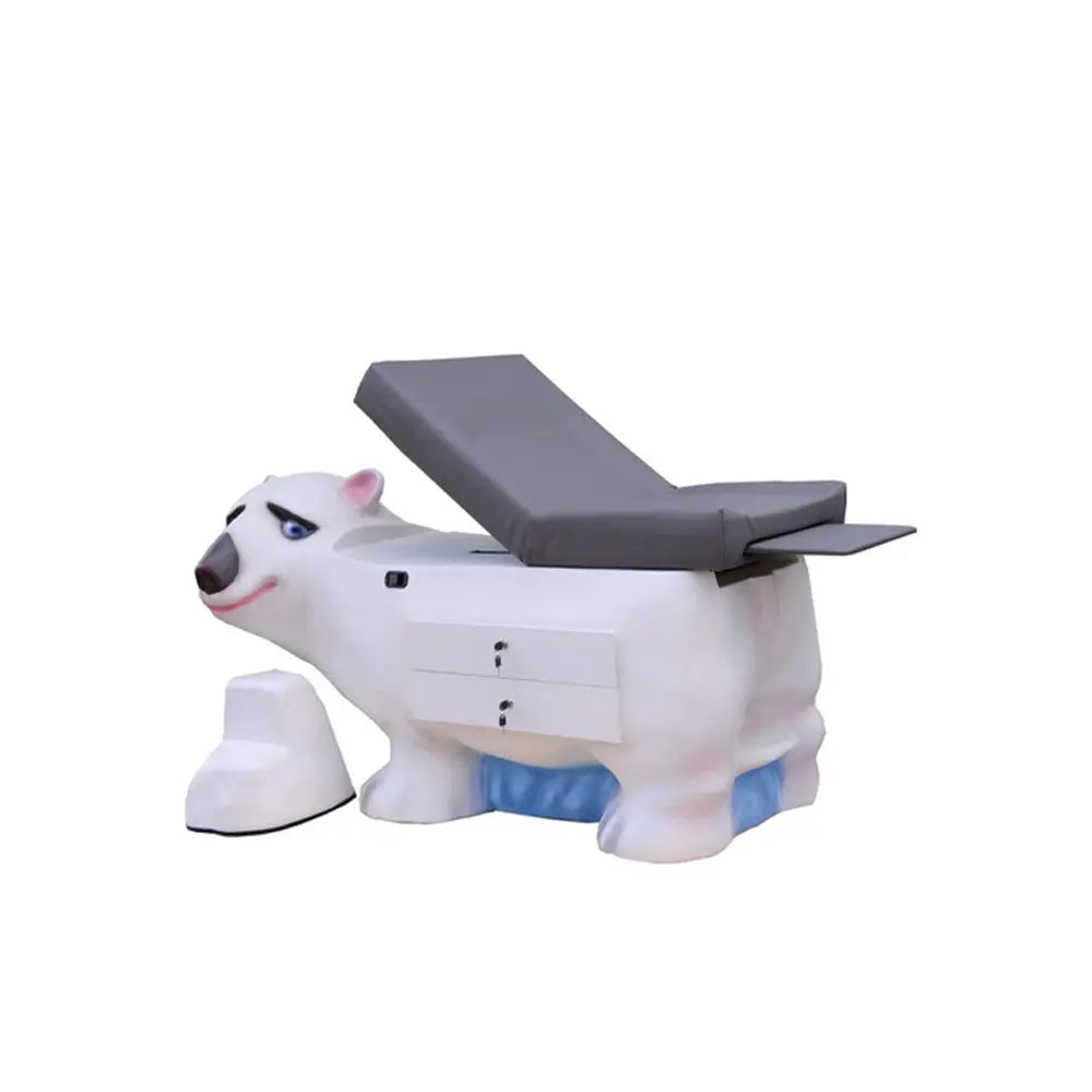 Pedia Pals Zoopal Polar Bear Pediatric Exam Table | Patient Anxiety-Reducing Table
