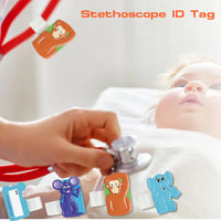 Pedia Pals Chimp Stethoscope ID Tag Badges Fits All Size Stethoscopes