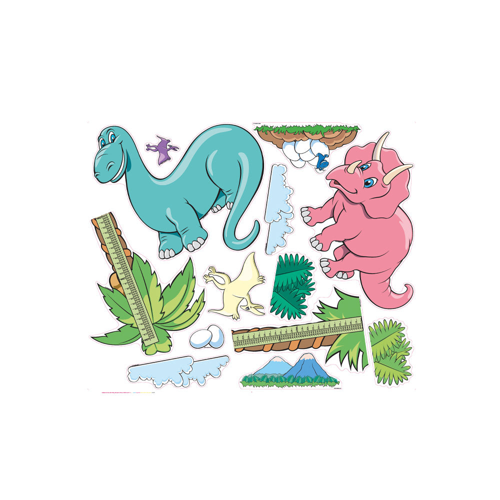 Pedia Pals ZooPals Dinosaur Theme Pediatric Environment Pack – Complete Clinical Room Patient-Friendly Outfitting Assembly