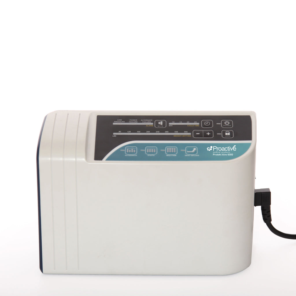 Proactive Protekt Aire 6000 Low Air Loss Mattress System | Alternating Pressure with Digital Pump and Cell-on-Cell Support Base