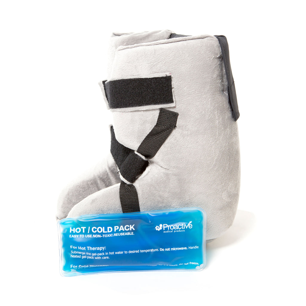 Proactive Medical Protekt Heel Gel Elevation Boot with Viscoelastic Gel Pad and Antimicrobial Cover
