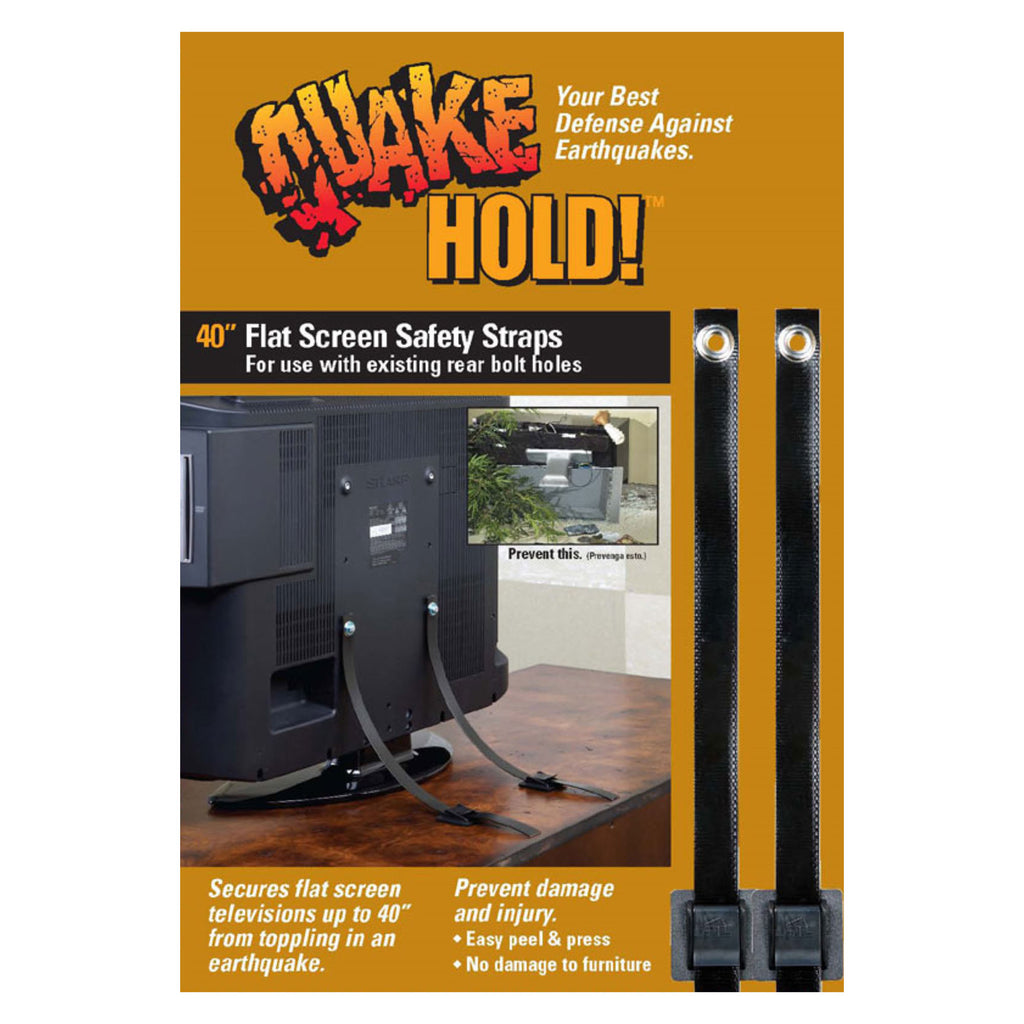 MayDay QuakeHOLD! 40" Flat Screen Safety Strap for Seismic Protection