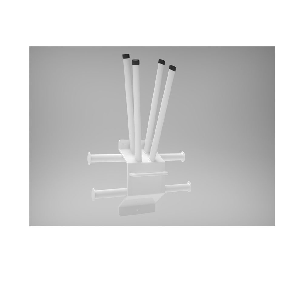 Phillips Safety Wall-Mounted Steel Multi-Apron and Glove Rack for Organized Radiation Protection Storage