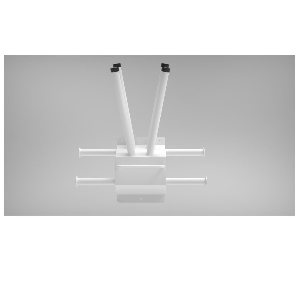 Phillips Safety Wall-Mounted Steel Multi-Apron and Glove Rack for Organized Radiation Protection Storage